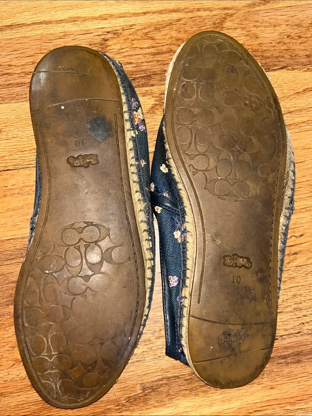 Coach espadrille slip